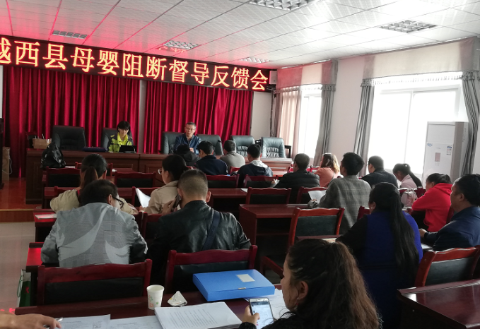 督导组就督导情况在越西县卫计局进行现场反馈.png